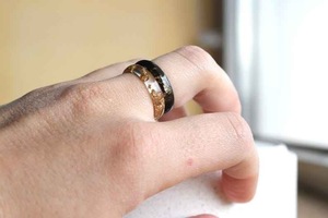 Resin Acrylic Rings Round Shape Handcrafted Love Ring Women Party Jewelry Wholesale Supply for Best Price - Product Image 4