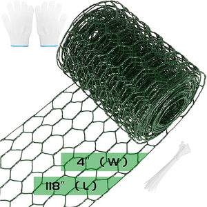 PVC Coated Hexagonal Netting Roll Flexible <b>Fence</b> Mesh for Construction Site and Soil Stabilization - Product Image 1