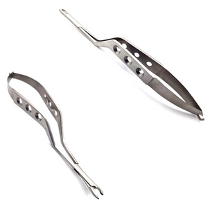 Pinzas para microvasos, dobles y simples, modelo G S 25, de acero inoxidable alemán duradero, ligero y sostenible, lavable a mano. - Product Image 4