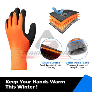 Guantes de entrenamiento de diseño personalizado para adultos transpirables e impermeables para uso en invierno MOQ bajo - Product Image 5
