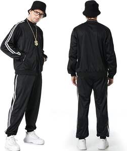 Conjunto Deportivo Unisex Casual de Invierno, Transpirable, con Estampado de Personajes, de Forro Polar y Poliéster, Sudadera con Capucha de Manga Larga y Pantalones Deportivos - Product Image 1