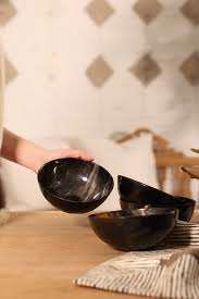 Bol à nourriture en corne vintage, vaisselle la plus vendue, bol à mélanger pour la cuisine, fait à la main, vente en gros de vaisselle - Product Image 5