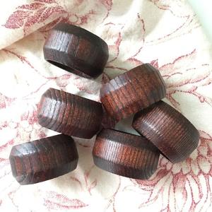 Nuevo servilletero de madera Vintage, forma redonda, servilletero de madera maciza de alta calidad para utensilios de cocina, diseñador moderno - Product Image 6