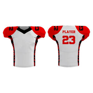 Nueva llegada conjunto de fútbol americano de talla grande de secado rápido hecho a medida diseño OEM uniforme de fútbol americano - Product Image 4