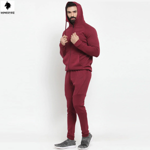 กางเกงวอร์มผู้ชายแบบมีซิปและซิปชุด2ชิ้นแบบลำลองทำจากผ้าขนสัตว์ไนลอนกันลมแบบยืดหยุ่น - Product Image 2