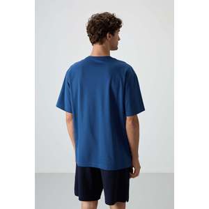 T-shirt imprimé surdimensionné pour homme Parliament, 100% coton jersey, texture épaisse - 88372 - Product Image 2