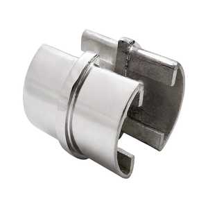 Connecteur de rail en ligne à 2 voies en acier inoxydable 304 316 résistant à la rouille pour garde-corps en verre ALLWIN 50355 - Product Image 1