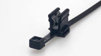 Attaches de fixation de câbles autobloquantes en nylon 66 UV, 2 pièces, pour panneaux de 1 à 3 mm, diamètre maximal du faisceau 130 mm