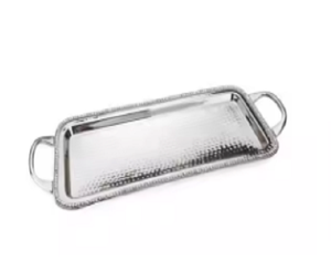 Plateau de service alimentaire en laiton durable et écologique, design Art Déco, pour la décoration intérieure et le rangement de cuisine - Product Image 2