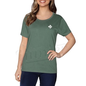 Camiseta de tendencia de alta calidad para mujer, camiseta personalizada de algodón de gran tamaño para mujer, Camiseta 100% de alta calidad para mujer - Product Image 1