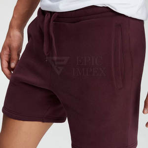 Pantalones cortos de gimnasio para hombre de la mejor calidad, nuevo diseño, 100% algodón, patrón sólido, estilo callejero para uso en exteriores, talla XS, servicio OEM - Product Image 4