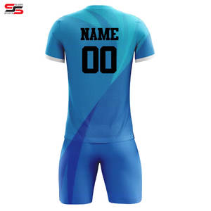Venta caliente de fútbol de calidad de desgaste de fútbol uniforme de desgaste de fútbol nacional personalizado Jersey camisetas pantalones cortos conjunto de fútbol - Product Image 2