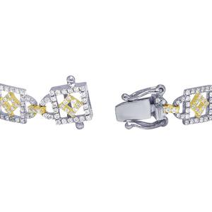 Custom New Design Classic <b>Charm</b> S925 Silver With Moissanite Round Diamond Luxury <b>Bracelet</b> For Women Perfect Birthday Gift - Product Image 3