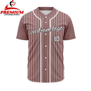 Camiseta de Béisbol de Alta Calidad al por Mayor, Uniformes de Béisbol Bordados, Jersey de Béisbol Sublimado para Hombre - Product Image 5