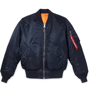 Blank flight MA1 blouson aviateur de style de rue de haute qualité personnalisé, blouson aviateur de couleur personnalisée coupe-vent en nylon vierge en gros - Product Image 3