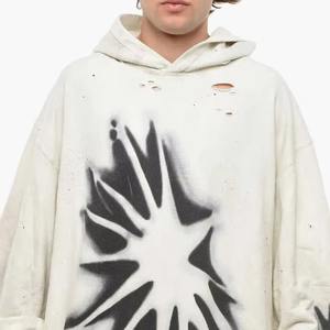 Venta al por mayor 2025 sudaderas con capucha de invierno de alta calidad personalizado hombres Casual 100% algodón de gran tamaño polar transpirable Stock profesional más - Product Image 6