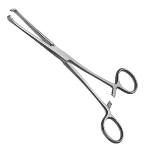 CE Aprobado 9,50 ''Teale Vulsellum Fórceps de agarre manual con puntas dentadas para procedimientos ginecológicos - Product Image 1