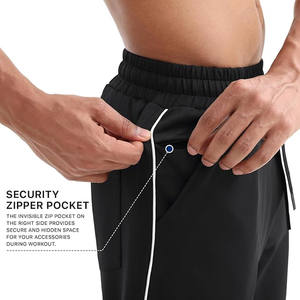 2025 último diseño hombres usan parte inferior suelta Casual entrenamiento gimnasio deportes correr ropa transpirable poliéster algodón pantalones de chándal para hombres - Product Image 2
