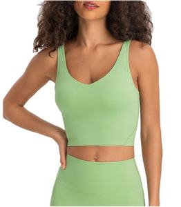 เสื้อกล้ามโยคะผ้าเจอร์ซีย์เนื้อนุ่ม ระบายอากาศดี เป็นมิตรกับสิ่งแวดล้อม ทรงครอป ช่วยยกกระชับ ใส่สบาย เหมาะสำหรับฤดูร้อน - Product Image 4