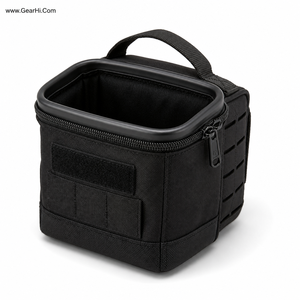 Organizador de baterías resistente y de alta resistencia, bolsa de almacenamiento con carcasa dura, bolsillo con cierre de cremallera impermeable, contenedor pequeño - Product Image 1