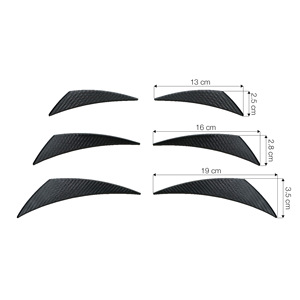 Alerones delanteros con apariencia de carbono - Product Image 2