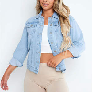 Qualité supérieure Vente à chaud Veste en jean pour femme Garniture en peau de mouton Coton matelassé Respirant Écologique Durable Anti-rides Facile - Product Image 2