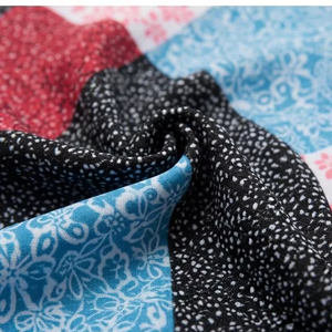 Maillot de bain une pièce patchwork à impression numérique tissu extensible en nylon spandex vêtements de plage à séchage rapide pour femmes costume de vacances d'été - Product Image 4