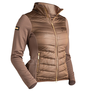 Chaqueta de equitación OEM personalizada para mujer, chaqueta impermeable a prueba de viento para mujer con chaquetas protectoras para montar a caballo - Product Image 2