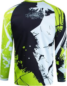 Maillot manches longues de Motocross coupe athlétique léger sur mesure pour VTT route Dirt Bike course Sublimation personnalisée 100% - Product Image 6