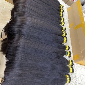 VQ Hair-Extensions de cheveux vietnamiennes vierges de luxe, qualité 100%, à donneur unique, double trame droite pour femmes noires - Product Image 4