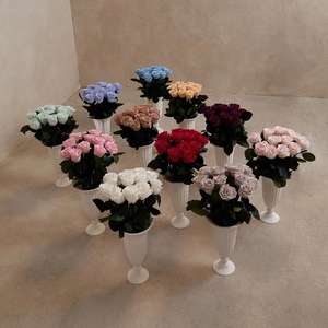 Vente en gros <span class=keywords><strong>bouquet</strong></span> de fleurs immortelles 7pc infinity rose vénus éternel rosas preservadas <span class=keywords><strong>et</strong></span> <span class=keywords><strong>fleur</strong></span> de roses conservées avec tige pour cadeaux - Product Image 3