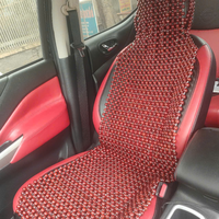 Coussin de siège de voiture en perles de bois naturel de style sportif Oreiller de soutien de massage rafraîchissant en maille de polyester de soie Modèle ACE