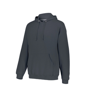 Sweats à capuche en coton uni de qualité supérieure brodés avec fermeture éclair surdimensionnée pour femmes et hommes de grande taille - Product Image 3