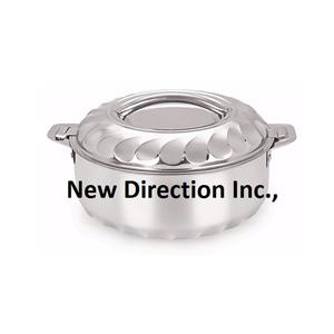 Pot de service alimentaire en fil de fer de style luxueux, finition nickelée, pour les dîners et la restauration sur table, à prix avantageux - Product Image 3