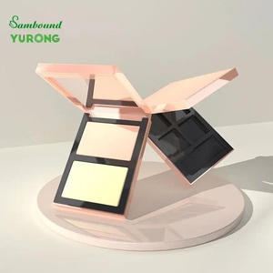 Palette de beauté écologique plaqué or rose motifs imprimés en 3D magnétiques nouvelle boîte de qualité contour PET multicolore ombre à paupières - Product Image 2