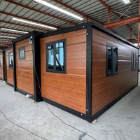 Casa Contenedor de Alto Rendimiento de 20 Pies (20ft) para Jardín, Habitación para Invitados, Casa Prefabricada Modular Expandible en Venta