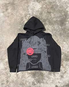 Sudaderas Térmicas Personalizadas para Hombre, Sudadera Corta de Moda, Borde Crudo Deshilachado, Desgastada, Decolorada por el Sol, Lavada, Precio de Fábrica al por Mayor - Product Image 2