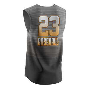 Premium Men's <b>Baseball</b> Jersey Polyester Eco-friendly, Factory Direct Custom Logo - Product Image 2