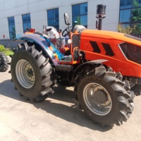 YTO moteur grand châssis 90HP Compact 4WD engrenage haute productivité tracteurs agricoles