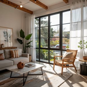 Double-Glazed Aluminum Alloy Casement <b>Window</b> Tempered Glass Stainless Steel Laminated Horizontal Opening <b>Folding</b> - Product Image 1