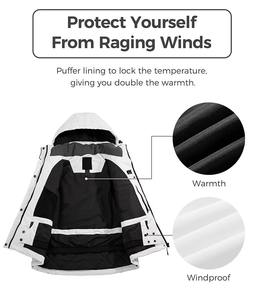 Veste de ski extérieure anti-neige avec matériau respirant et résistant au vent pour les activités d'hiver Veste pour hommes - Product Image 5