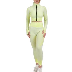 Conjunto de Yoga Elástico de Compresión con Leggings Sin Costuras de Camuflaje y Efecto Scrunch para Mujer, Uso en Exteriores, MARCA HS 2026 - Product Image 3