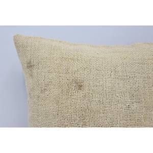 Rustic Design 16x16 Beige Wool Kantha Patchwork <b>Pillow</b> Embroidered Vintage Floral Square Print for <b>Sofa</b> Home Woven 18x18 Inches - Product Image 2