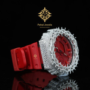 Montre de luxe pour homme 40 mm mécanique avec diamants en moissanite VVS glacés, boîtier en saphir de haute qualité, bracelet en acier inoxydable, style hip-hop - Product Image 6