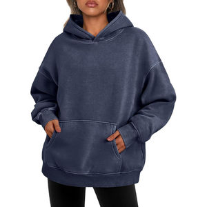 Nuevas Sudaderas Extra Grandes con Lavado Ácido para Mujer, Sudadera Vintage de Manga Larga, Atuendos de Otoño para Mujer para Usar en Invierno - Product Image 4