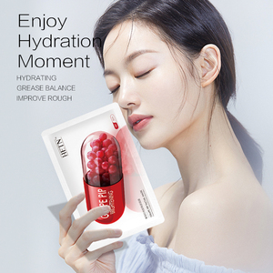 Oem nhãn hiệu riêng 5 cái/hộp độ ẩm sâu làm trắng chăm sóc da nồng độ cao Hạt Nho mặt nạ trên khuôn mặt cho chăm sóc hàng ngày - Product Image 2