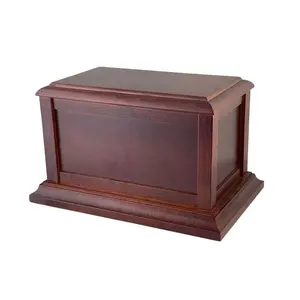 Urnes de crémation en bois de haute qualité pour adultes, urnes funérailles en bois fabriquées au vietnam, meilleures ventes - Product Image 1
