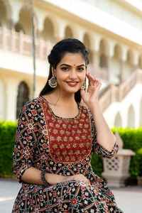 Traje Shalwar Kameez Panjabi de Alta Calidad para Mujer, Conjunto de Salwar de Algodón con Estampado Digital, Lavable, Listo para Usar, Personalizable, para Toda Temporada - Product Image 6