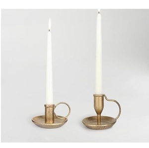 ชุดเชิงเทียนโลหะสีทองทำด้วยมือสำหรับงานเลี้ยงคริสต์มาสตกแต่งโต๊ะ - Product Image 6