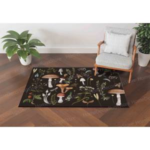 Mushroom <b>Printed</b> Rug: Cool, Modern Design for Any <b>Room</b>,Goblen Rug - Product Image 5